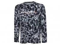 Koszulka z długim rękawem Savage Gear Night UV Long Sleeve T-Shirt Black Waterprint - XXL