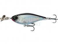 Hard Lure Headbanger Cranky Shad 127mm 63g Slow sink - Black/Silver