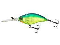 Hard Lure Yo-zuri 3DS Crank DD 65F | 65mm 17g | 2-5/8 in 9/16 oz - Holographic Chartreuse Lime (F1158-HCLL)