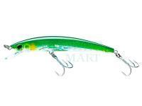 Hard Lure Yo-zuri Crystal 3D Minnow Sinking 90mm 10g | 3-1/2 inch 3/8 oz - Silver Green (F1148-C44)