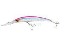 Wobler Yo-zuri Crystal Minnow Deep Diver 90mm 9.5g | 3-1/2 inch 3/8 oz - Fluorescent Pink (R1134-HPK)