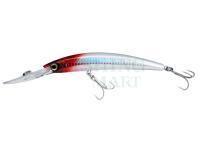 Hard Lure Yo-zuri Crystal Minnow Deep Diver 90mm 9.5g | 3-1/2 inch 3/8 oz - Red Head (R1134-HRH)