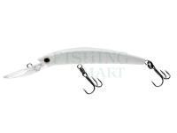 Hard Lure Yo-zuri Crystal Minnow Deep Diver Walleye 110mm 16g | 4-3/8 inch 9/16 oz - White (R1206-W)