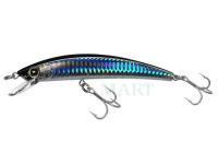 Hard Lure Yo-zuri Crystal Minnow Floating 110mm 12g | 4-3/8 inch 7/16 oz  - Silver Black (R1124-C4)