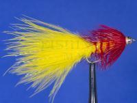 Fly Wooly Bugger Yellow & Red no. 8