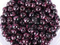 Główki wolframowe Hends Tungsten Plus Marbre 3.8mm - BLACK / UV FLUO PINK