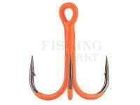 Treble hooks Mikado Jaws UV Orange - #1