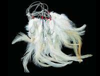 Zestaw Dega Mackerel-Rig with 5 reflecting feathers - white