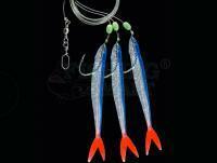 Dega Norway-Rig 3 fishes - Blue-Glitter