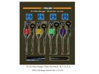 Prologic K1 Mini Hanger Chain Kit 4 Rod RED/YELLOW/GREEN/BLUE/PURPLE