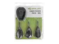 Zestaw koszyków z foremką Korum Camo Feeder Pack - 30g