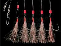 Dega Glitter Mackerel-Rig 5 hooks - Pink