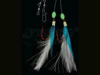 Dega Ocean-Rig with fringe eads and 2 side-arms - Blue