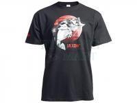 T-shirt Jaxon black with fish - XL
