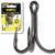 Black Cat Treble Hooks Curved Point DG Coating